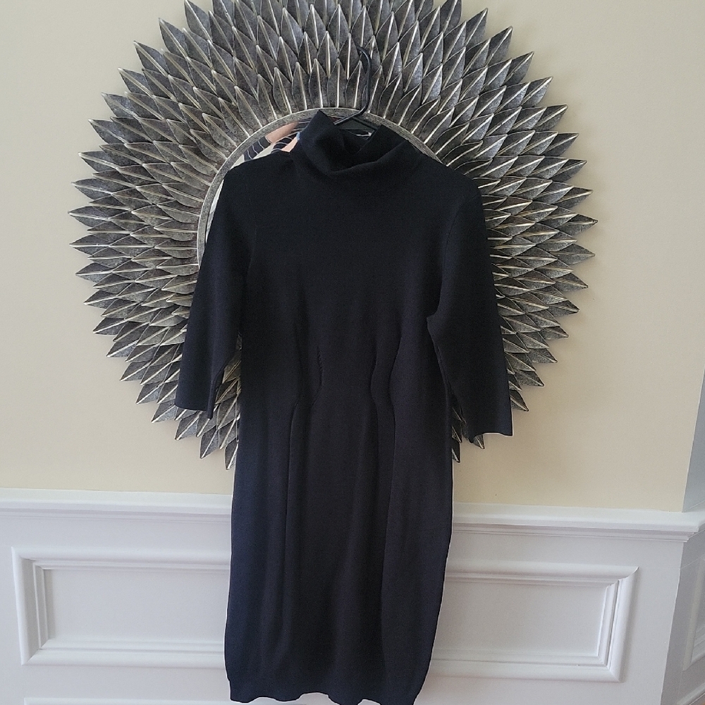 Chic Black Long Sleeve Dress